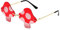 Hifot Rahmenlos Sonnenbrille für Damen, Pilze Form Partybrillen für Fasching Foto Requisiten Geburtstagsfeier für Kinder Erwachsene