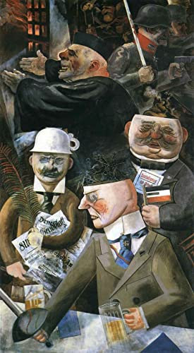 George Grosz 199 1 MAXI Poster on Canvas - Filmkunstposter in verschiedenen Größen für Wohn- oder Schlafzimmerideen. Randlose Kultfilmbilder, klassische ikonische 70er, 80er, 90er Jahre, Vintage-Retr
