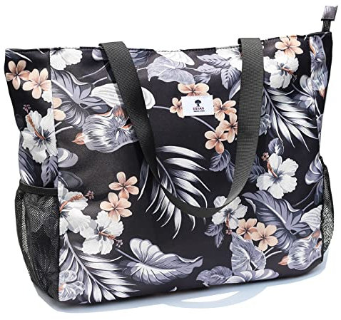 ESVAN Große Strandtasche, wasserabweisend, leicht, 50,8 cm, für Damen, für Fitnessstudio, Strand, Reisen, Pool, Yoga, Krankenschwester, Z4, X-Large, modisch