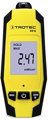 TROTEC BR16 Mikrowellen-Indikator digitaler Strahlungsdetektor Messgerät Strahlungsmessgerät Mirkowelle Messbereich 0 bis 9,99 mW/cm²