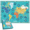 Puzzle mit 500 Teilen, Gefangene der Geographie, lustiges und lehrreiches Weltkarten-Puzzle für Kinder und Erwachsene, Erkunden Sie globale Geographie, Sehenswürdigkeiten und Kultur, ab 8 Jahren