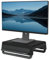 Fellowes Computer Monitor Stand with 3 Height Adjustments - Breyta Monitor Riser with Cable Management - Ergonomic Adjustable Monitor Stand for Computers - Max Weight 15KG - Black