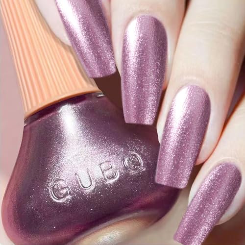 DouborQ Rose Gold Nail Polish Long-lasting Glossy Nail Art Varnish (14)