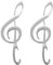 2 chiavi per spartiti, apribottiglie e birra, note musicali, regali musicali, apribottiglie di birra a forma di note musicali, apribottiglie di birra, divertente per uomini, festa del papà, Natale
