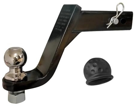 Anhängerschloss 6 Zoll Drop Anhängerkupplung Tow Bar Ball Mount Zunge Hitch Anhänger Auto RV Boot Teile zubehör Anhängerkupplungskugel(with 50mm Ball)