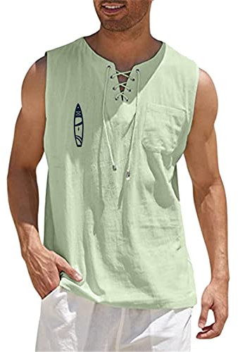 Tank Top Herren Locker Basic Unterhemd Regular Fit Trägershirts Sommer Axelshirt Bodybuilding Top Casual Tank Top Freizeit Muskelshirt Classic T-Shirt Print Sportshirt Männer Achselshirts