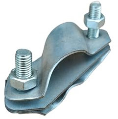 Tiefenerder Erder Erdung SET Ø16 feuerverzinkt Stahl S235JR Längenauswahl 1,5m 3m 4,5m 6m 7,5m 9m (Klemme 3-teilig Ø16)