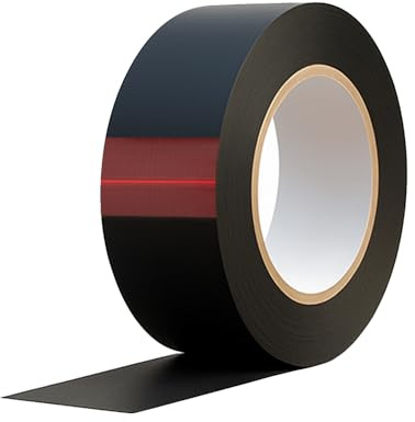 Contra Tech Ruban de protection pour terrasse et bois - Noir - Rouleau de 25 m - Autocollant et résistant aux UV - Pour structure en bois et aluminium - Largeur : 50 à 200 mm - Protection contre
