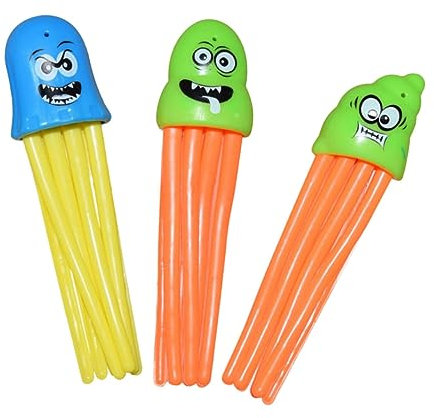 Yardwe 3stücke Teiliges Set Cartoon Tauchspielzeug Für Junge Mädchen Lustige Octopus Badewannen-spielzeuge Für Kleinkinder Sicher Und Komfortabel Fördert Baden Und Spielen Im Wasser