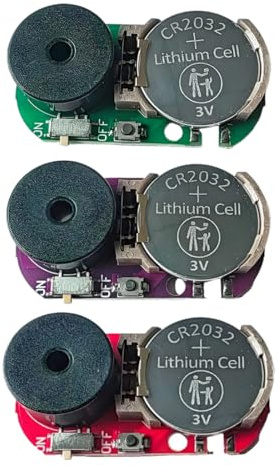 NHQZ 3PCS Generador de Ruido de Cricket para Bromas, Artículos de Broma con 20 Sonidos Dispositivo de Broma,Divertida Máquina para Hacer Sonidos,Juguetes Broma Divertidos de Halloween