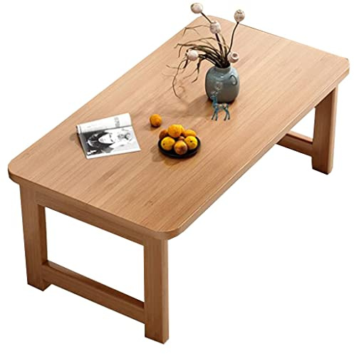Faltbarer Couchtisch - Kompakter Holztisch für Wohnzimmer, Schlafzimmer oder Studio - Einfacher Laptoptisch für Größe 80 x 48 x 50 cm - Platzsparendes Design