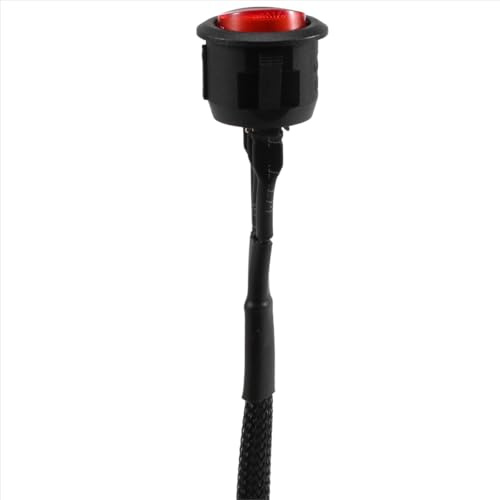 Lafeier 24-polige Buchse ATX PSU PC Netzteil Tester Start-Up-Überbrückungskabel mit An-/Aus-Schalter, 50 cm