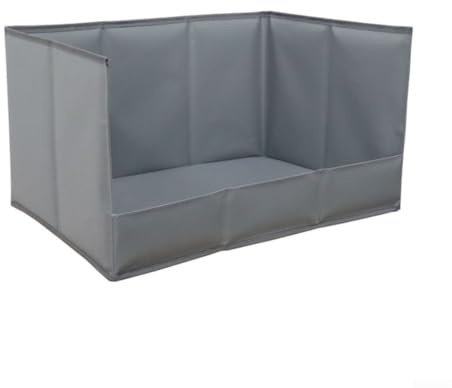 Almohadilla plegable de césped para perros con bandeja, inodoro interior para perros con lados altos para razas grandes, almohadilla de césped artificial lavable, portátil para cachorros, bandeja para