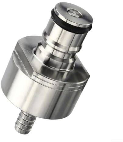 Stainless Steel Carbonation Cap Ball Lock for Counter Pressure Filling, PET Bottle Gas Connector for Home Brew Beer Equipment, DIY For Soda Water Maker, Fruit Juice