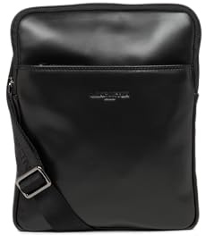 Lancaster Leder Umhängetasche Capital Crossbody Bag Noir schwarz