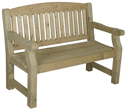 Forest Garden Forest Harvington Bench 4 ft, Pressure Treated