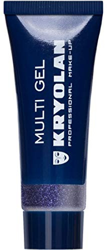 Kryolan Multi Glitter Gel fein, 10ml Purple