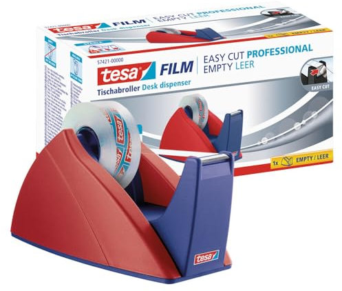 tesa Easy Cut® 57421 Tischabroller Klebebandabroller für Kleinrollen mit 33 m, 1 Stück