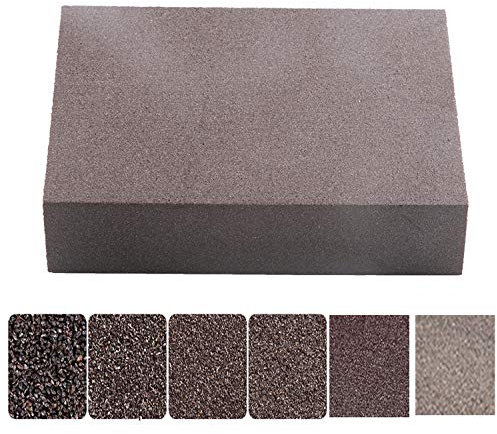 12PCS Schleifschwamm, 6 Verschiedene Spezifikationen Sortiment Schleifblöcke, Waschbares und wiederverwendbares Sandschwamm-Kit. (Grob, Mittel, Fein, Superfein)