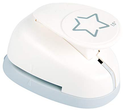 Rayher 69193000 Pop Up Stanzer Stern, Motivstanzer für Kartengestaltung und Scrapbooking, ø 3,81cm