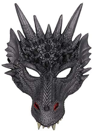Weihnachten Tiermaske Drachenhalbmaske Weihnachten Maskerade Maske Kostümzubehör Requisite Dekoration Erwachsene