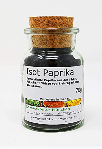 ISOT Paprika, Isot Chili, ISOT biber, URFA biber, 70g im Glas Gewürzkontor München