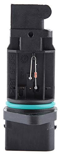 caudalimetro seat 1.9 tdi 110-Duokon Sensor de flujo de aire, sensor de flujo de aire de masa de plástico ABS Medidor de sensor de flujo de aire de masa negro para E46 E36 E39 F00C2G2029