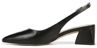 Franco Sarto Damen Racer Pumps, Schwarzes Leder, 43 EU