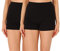 Merry Style Damen Shorts Radlerhose Unterhose Hotpants Kurze Hose Boxershorts aus Baumwolle 2Pack MS10-358(2Pack Schwarz/Schwarz,XXL)