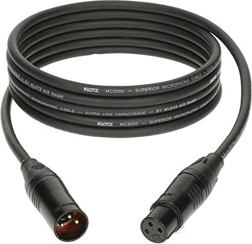 KLOTZ M2 high end Mikrofonkabel, schwarz, XLR female XLR male von KLOTZ (10m)
