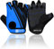 Stealth Sports Fitness-Handschuhe, Gewichtheber-Handschuhe für Damen und Herren, rutschfeste, Gepolsterte Trainingshandschuhe, Radfahren, Sporthandschuhe,PX3(Blau,L)