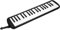 Melodica 37 Tasti Tastiera Strumento Musicale a Fiato Professionale Portatile Melodica Formazione Adatto per Principianti(blu)