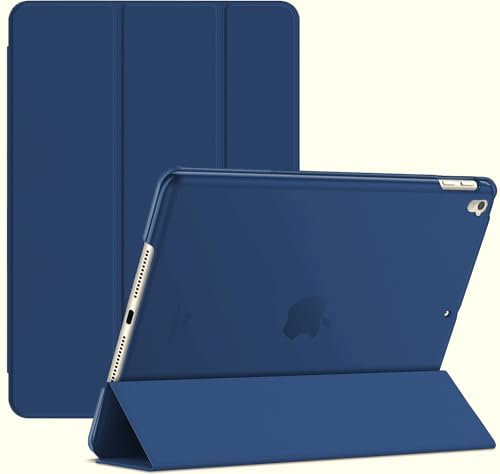 Funda magnética inteligente para iPad Air de 3ª generación de 10.5 pulgadas 2019, ultra delgada y ligera, con parte trasera translúcida esmerilada, con apagado y encendido automático