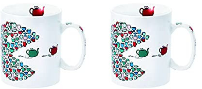 Cha Cult 2 X Mega-Becher Joe Porzellan 0,5 l = zwei Becher