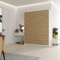 Schrankbett Classico 160x200 cm Vertikal Weiß/Wildeiche mit GASDRUCKFEDERN, Wandklappbett,Wandbett fürs Wohnzimmer, Gästezimmer, Büro, Schlafzimmer