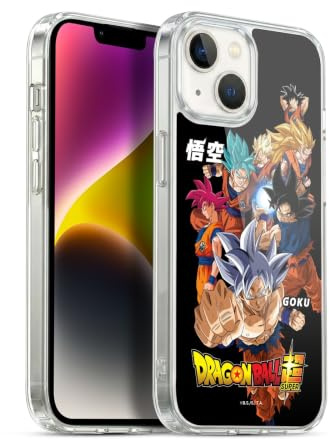 Head Case Designs Offizielle Dragon Ball Super Goku Universe Survival Characters Gel Handyhülle Hülle [Militärischer Schutzgrad] Kompatibel mit Apple iPhone 14