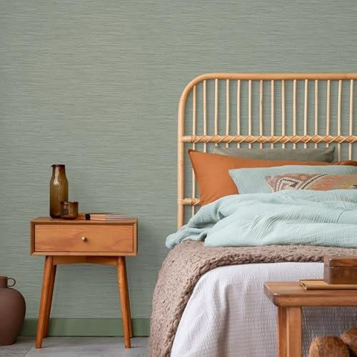 Superfresco Easy Sage Serenity Textured Wallpaper | Paste The Wall | Green Texture | Eco-Friendly