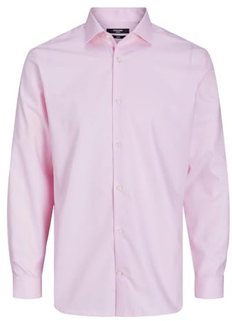 JACK & JONES Jprblaparker Shirt L/S Noos Felpa con Cappuccio, Rosa Nectar, XL Uomo