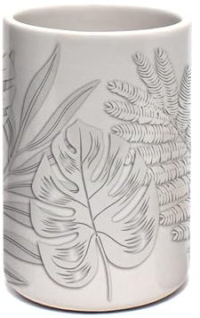 Douceur d'Intérieur Becher, Bambus Keramik, Bernsteinfarben, (0) 7 x 10.7 cm