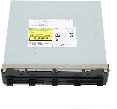 XTevu pour Pilote De Disque BluRay, Remplacement De Périphérique De Jeu en Métal ABS avec Tournevis Compatible avec Console Xbox One DG6M2S01B DG-6M1S-01B, DG-6M1S-02B, DG-6M1S-03B(DG-6M2S-01B)