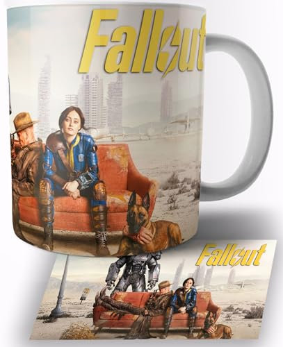 TusRelojes Fallout Ella Purnell Tasse en Céramique Blanche 325ml Mug