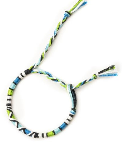 Générique Bracelet Enfant Brésilien en Coton Tressé | Bracelet à Voeux d'Amitié | Artisanal, Porte-Bonheur, Ajustable | Style Bohème pour Yoga, Plage, Festival, Voyage et Spiritualité (BVE-03)