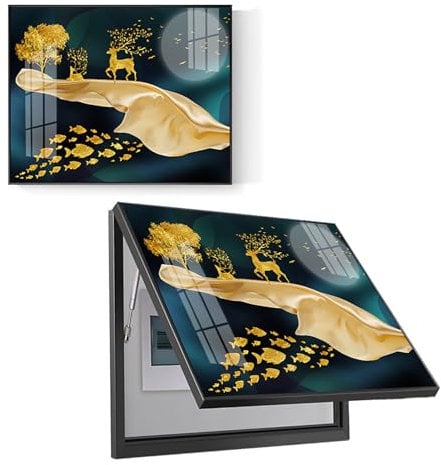 Electric meter wall decoration Creative Electric Panel Decoration Box Distribution Box Decorative Painting Wall Hanging Painting with Hydraulic Rod Supports