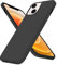 Whew für iPhone 12 Mini Hülle, Ultra Dünn Weicher Silikon Handyhülle, Matt Stoßfest Kratzfest Anti-Fingerabdruck Schutzhülle, Extrem Haltbarkeit Samtige Touch für iPhone 12 Mini Case Cover, Schwarz