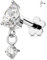 OUFER 16G Innengewinde Knorpel Ohrpiercing Chirurgenstahl 316L Ohrpiercing Helix 6 mm Dangle Conch Piercing Ring Klar CZ Tragus Piercing für Frauen Helix Ring