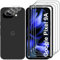 Lutree pour Google Pixel 9A Verre Trempé, 3+3 Pièces Protection écran + Caméra Arrière Protecteur Film, 9H Dureté HD Anti-Rayures Sans Bulles Vitre Trempé Protecteurs d'écran pour Pixel 9a