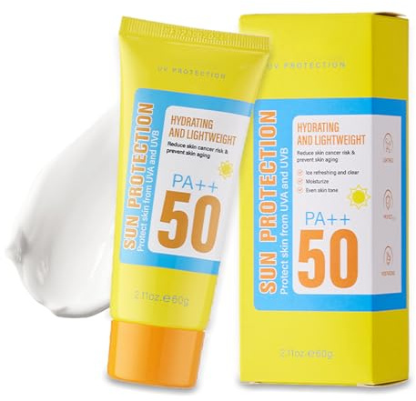 ARCHIDATE Sonnenschutz Gesicht 50 - Sunscreen Face SPF 50 - Sonnencreme Gesicht LSF 50 - Feuchtigkeitsspendende Nicht Fettend Sonnenmilch - Beruhigende Sonnenschutz gegen UVA & UVB Sunblocker Creme