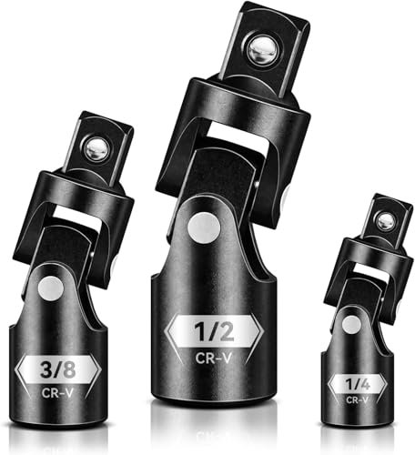 Jeu de 3 joints de cardan - Entraînement manuel 3/8 1/4 1/2