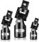 Universelles Kreuzgelenk-Gelenksatz (3 Stück), 1/2, 3/8, 1/4 Antriebs-Gelenkadapter-Satz Premium CR-V-Stahl-Schwenksockel-Satz Kraft-Kugelgelenk, Stecknuss adapter