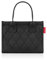 reisenthel daily shopper XS rhombus black – Die kleinere Version unseres modernen, stromlinienförmigen Shoppers – eine praktische rechteckige Crossbody-Handtasche.